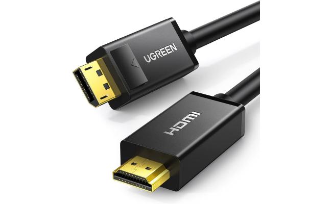 UGREEN DP Male to HDMI Male Cable 1M Black